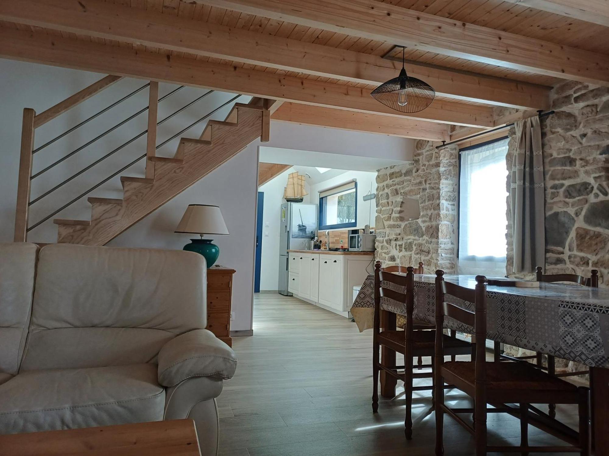 Charmante Petite Maison Rostiviec Bord De Mer Loperhet Eksteriør billede